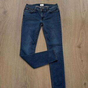 Hudson Dark Wash Low Rise “Krista Super Skinny” Jeans
